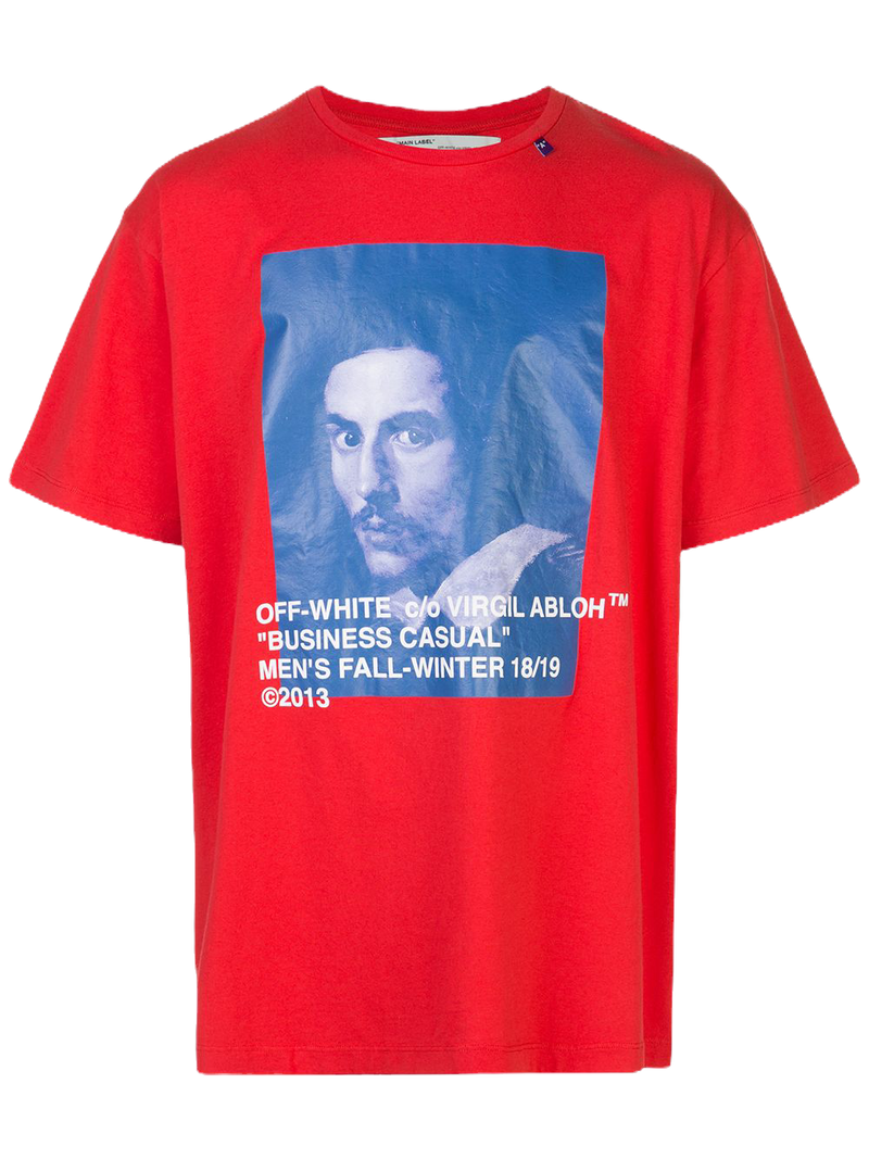 OFF-WHITE Bernini Tee Red