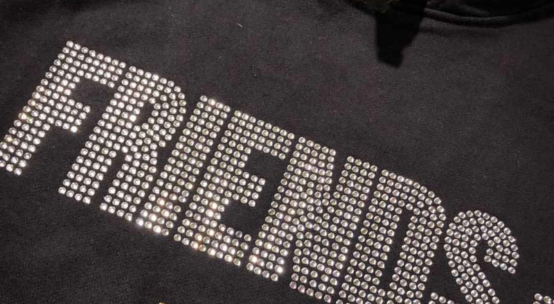 Vlone Swarovski Rhinestone Tee