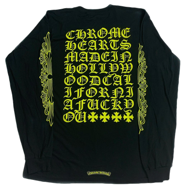 Chrome Hearts Black/Yellow longsleeve