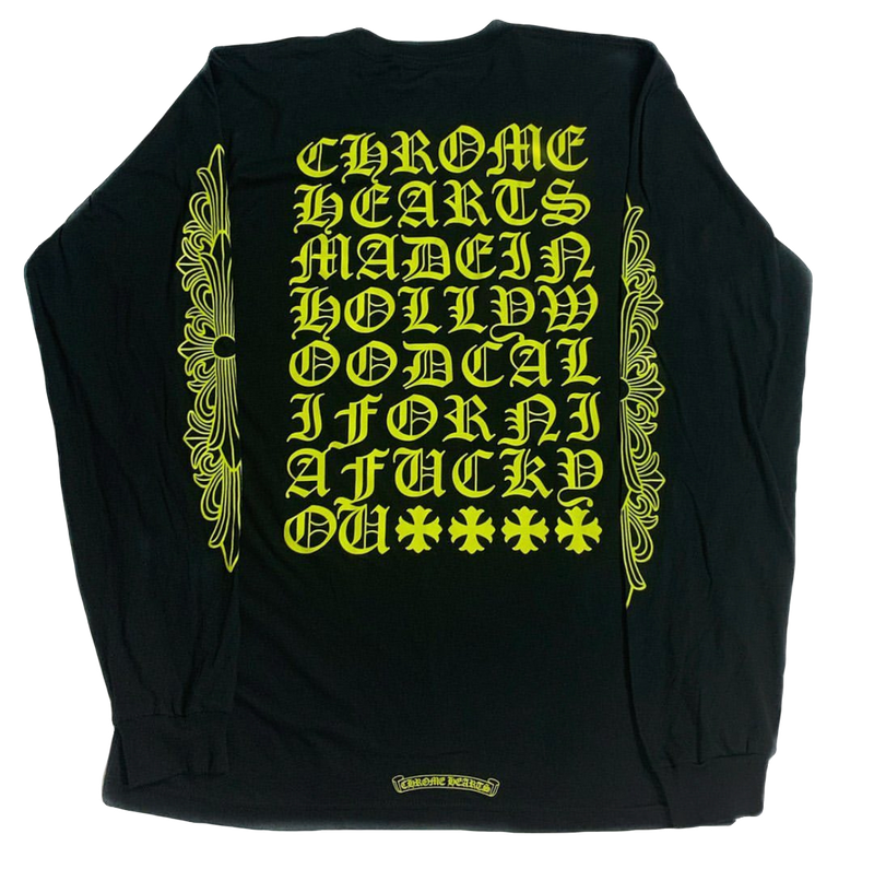 Chrome Hearts Black/Yellow longsleeve
