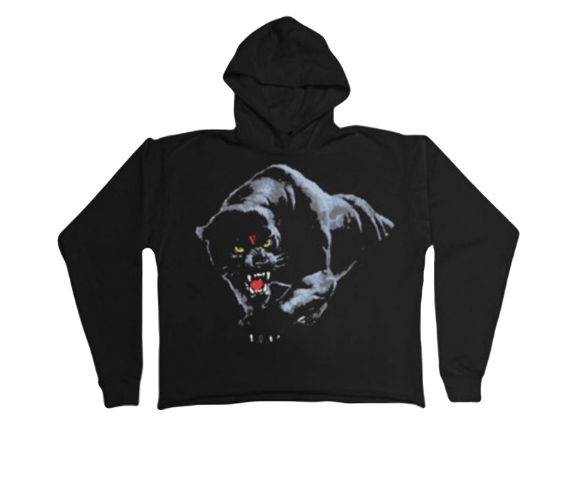 Vlone Panther hoodie Black