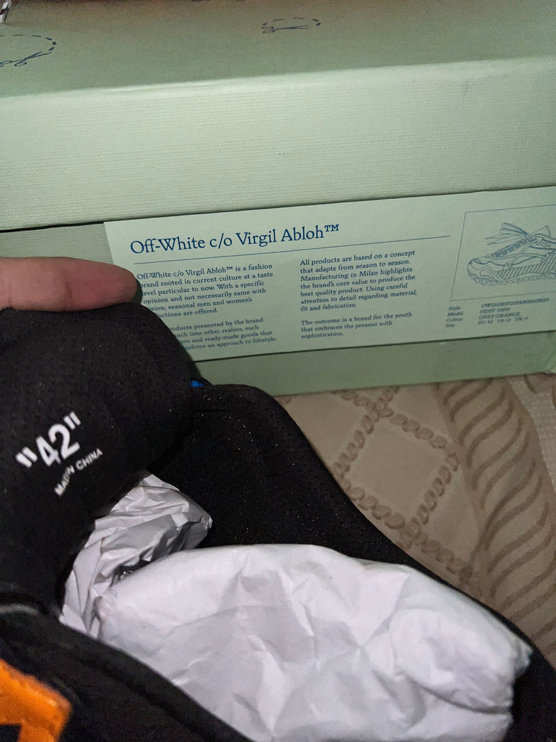 Off-White Odsy-1000 Orange/Blue