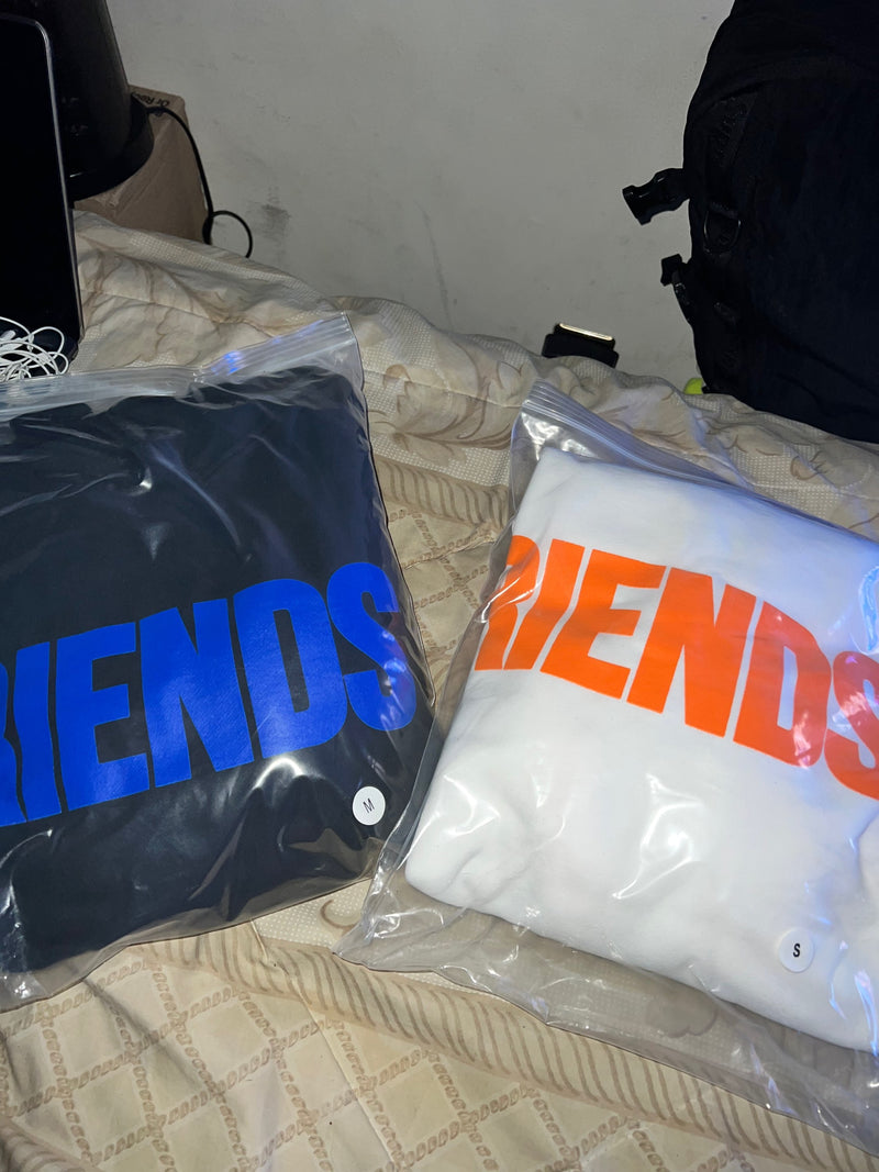 Vlone Friends Hoodie (Black/Blue)