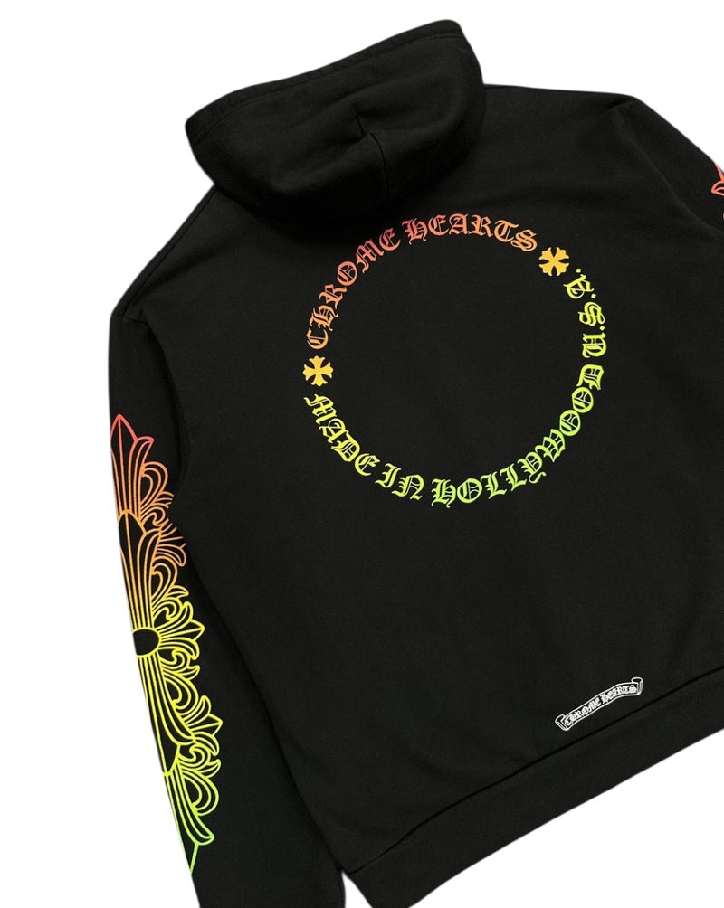 Chrome Hearts Gradient Floral Hoodie