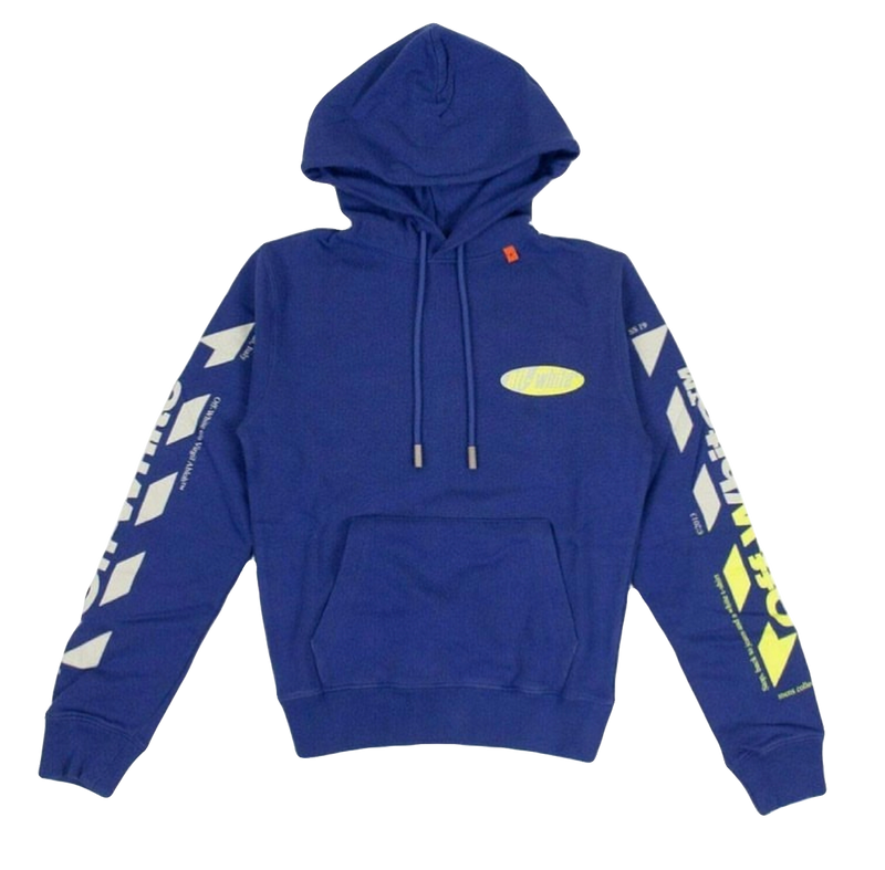 Off White Blue 'Split' Hoodie