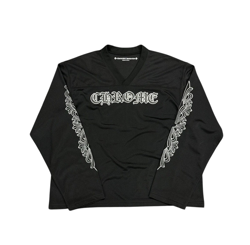 Chrome hearts stadium mesh long sleeve jersey
