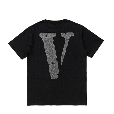 Vlone Swarovski Black Tee
