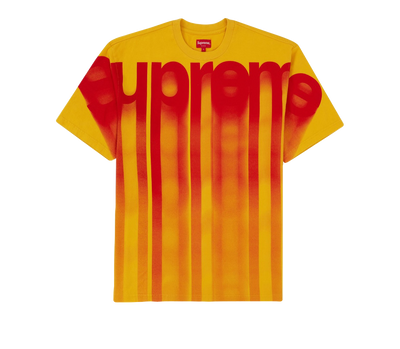 Supreme Bleed Logo S/S Top Yellow