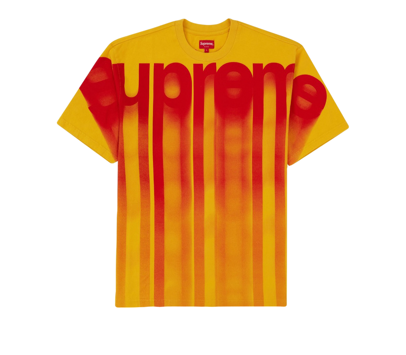 Supreme Bleed Logo S/S Top Yellow