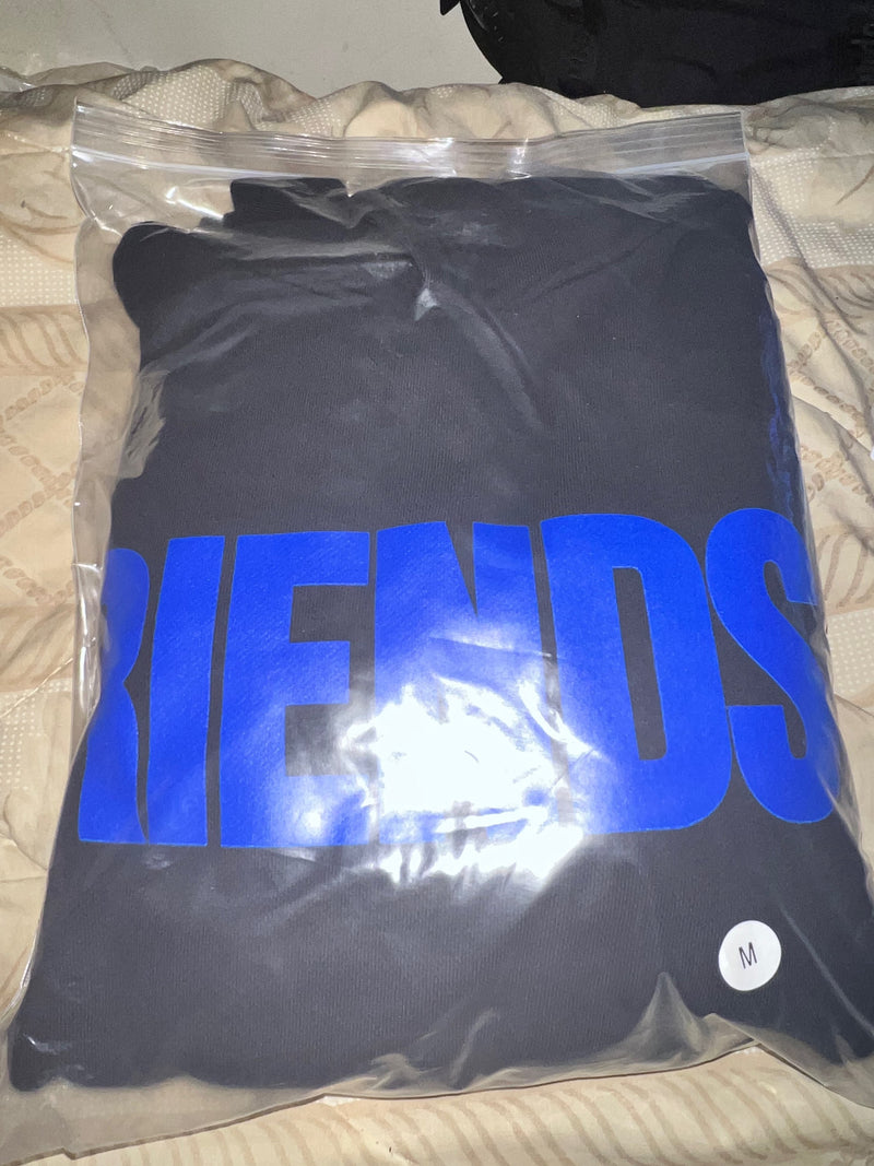 Vlone Friends Hoodie (Black/Blue)