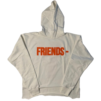Vlone Friends Hoodie White/Orange