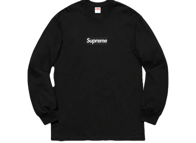 Supreme Box Logo L/S Tee Black