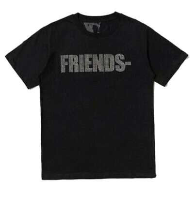 Vlone Swarovski Rhinestone Tee
