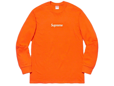 Supreme Box Logo L/S Tee Orange