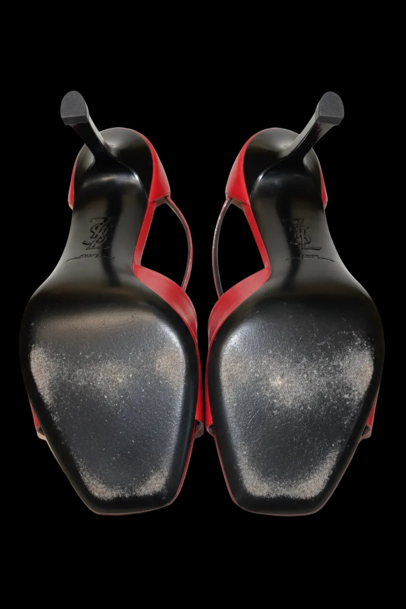 YSL Opium Red High Heel