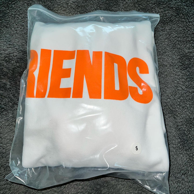 Vlone Friends Hoodie White/Orange